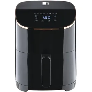 BERGNER Copper - Friteuse à air 4,8 litres - Puissance 1300w - Minuterie 30 minutes - Température réglable - Récipient amovible - Revêtement antiadhésif - Friteuse à air sûre au toucher pas cher