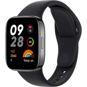 Comparateur de prix : Xiaomi Redmi Watch 3 4,45 cm (1.75") AMOLED 42 mm Noir GPS (satellite)