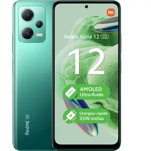 Xiaomi Redmi Note 12 5G 16,9 cm (6.67") Double SIM hybride Android 12 USB Type-C 4 Go 128 Go 5000 mAh Vert pas cher