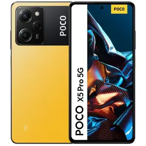 POCO X5 Pro 5G 16,9 cm (6.67") Double SIM Android 12 USB Type-C 6 Go 128 Go 5000 mAh Jaune pas cher