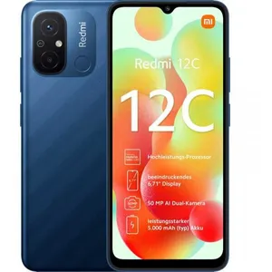 Xiaomi Redmi 12C 4/128 Go Bleu Version internationale gratuite pas cher