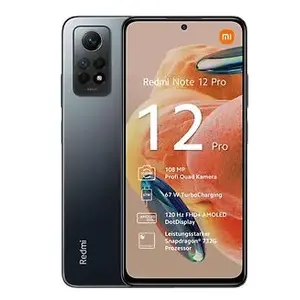 Comparateur de prix : Xiaomi Redmi Note 12 Pro 16,9 cm (6.67") Double SIM hybride Android 11 4G USB Type-C 8 Go 256 Go 5000 mAh Graphite, Gris