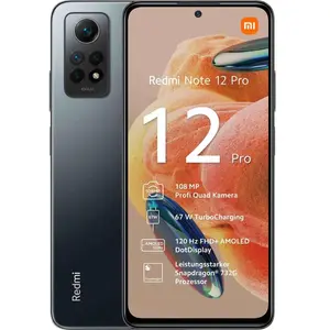 Xiaomi Redmi Note 12 Pro 16,9 cm (6.67") Double SIM hybride Android 11 4G USB Type-C 8 Go 256 Go 5000 mAh Noir pas cher