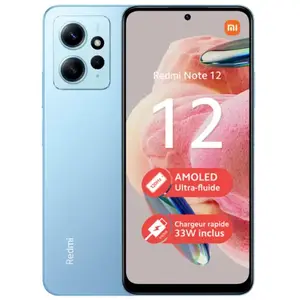 Xiaomi Redmi Note 12 16,9 cm (6.67") Double SIM Android 13 4G USB Type-C 4 Go 128 Go 5000 mAh Bleu pas cher