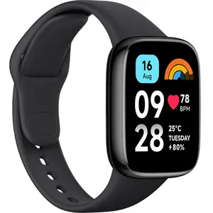 Comparateur de prix : Xiaomi Montre connectée Redmi Watch 3 Active avec du Bracelet Noir