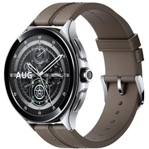 Comparateur de prix : Montre Connectée Xiaomi Mi Watch 2pro Argent Et Bracelet Cuir Marron Fd