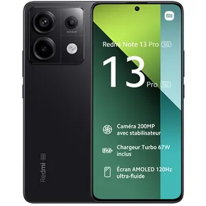 Comparateur de prix : Xiaomi Redmi Note 13 Pro 5G 512GB (Midnight Black, Android 13, 5G, 12 GB LPDDR4X)