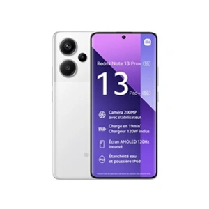 Xiaomi redmi note 13 pro plus dual 5g 256gb 8gb ram moonlight white 6941812750087 pas cher