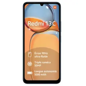 Xiaomi Redmi 13C 17,1 cm (6.74") Double SIM Android 13 4G USB Type-C 4 Go 128 Go 5000 mAh Bleu pas cher