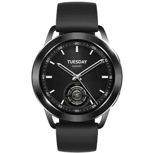 Comparateur de prix : Xiaomi Watch S3 47 mm noir et bracelet en silicone noir [Wi-Fi]