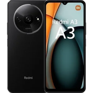 Comparateur de prix : Xiaomi Redmi A3 17 cm (6.71") Double SIM Android 14 4G USB Type-C 4 Go 128 Go 5000 mAh Noir