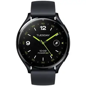 Comparateur de prix : Xiaomi Watch 2 46 mm noir et bracelet en silicone noir [Wi-Fi]