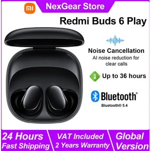 Comparateur de prix : Ecouteurs sans fil Xiaomi Redmi Buds 6 Play Bluetooth Noir