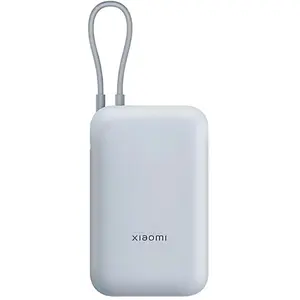 Comparateur de prix : Xiaomi Power Bank 10000mAh (Câble intégré) Bleu Pastel 10000mAh