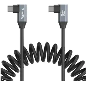 Smallrig 4793 Câble de données spiralé USB-C (coudé) vers USB-C (coudé) pas cher