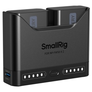 SmallRig 5487 kit chargeur rapide double pour DMW-BLK22 + 2 batteries