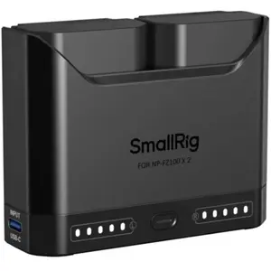 SmallRig 5488 kit chargeur rapide double pour NP-FW50 + 2 batteries
