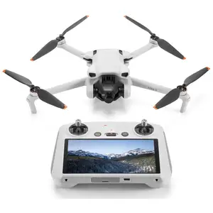 Drone Dji Mini 3 avec télécommande écran intégré Gris pas cher