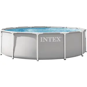 Comparateur de prix : Piscine tubulaire ronde Intex Prism ø3,66 x h.0,99 m avec pompe