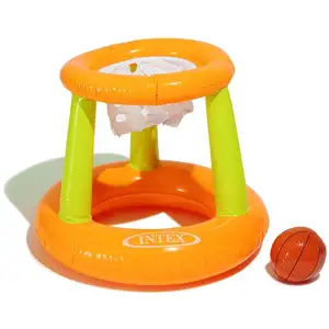 Comparateur de prix : Intex Panier gonflable avec filet + ballon de basket jeu piscine mer 58504NP