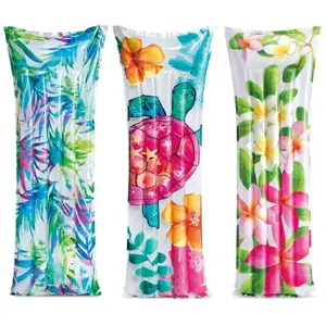Comparateur de prix : Intex matelas pneumatique Flamingo 183 x 69 cm vinyle vert clair/rose