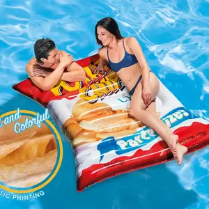 Comparateur de prix : INTEX Matelas gonflable Paquet de chips, Rouge, 178x140cm