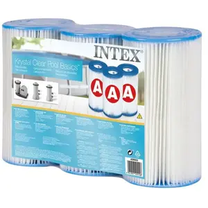 Comparateur de prix : Intex LOT DE 3 - CARTOUCHE FILTRATION "A"X3