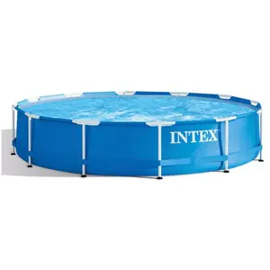 Comparateur de prix : Intex - Metal Frame - Piscine - 366x76 cm - Ronde - Piscine intérieure