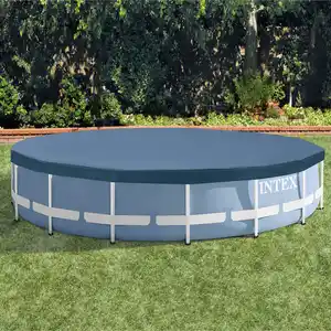 Comparateur de prix : Bâche de protection piscine tubulaire ronde diamètre 4,57 m - Intex