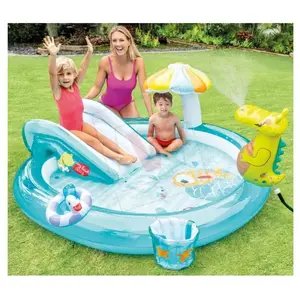 Intex - play center alligatore cm, 201x170x84 h (lt, 160)