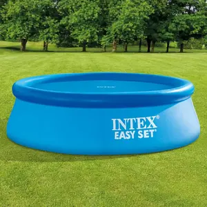 Comparateur de prix : Bâche à bulles Ø2.06 m pour piscine intex autoportante Ø2.44 m INTEX