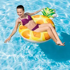 Intex Bouee Tube Ananas - Diam 117 Cm pas cher