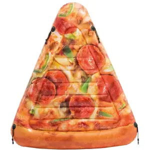 Comparateur de prix : Intex - Matelas de plage gonflable part de pizza - 175x145 cm