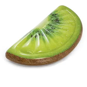 Comparateur de prix : Matelas de plage gonflable - INTEX - tranche de kiwi - 178x85 cm - pour adulte