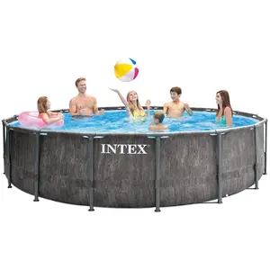 Comparateur de prix : Intex Kit piscine tubulaire baltik (ø)5,49 x (h)1,22m et chauffage solaire