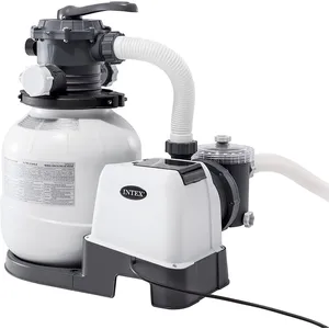 Comparateur de prix : Pompe de filtration à sable Krystal Clear 26646GS 7,9 m³/h Intex Gris