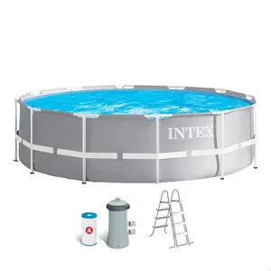 Comparateur de prix : Piscine tubulaire ronde Intex Prism 3,66 x 0,99 m avec accessoires