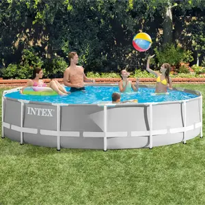 Comparateur de prix : Intex kit Piscine Prism Frame Ronde Tubulaire (ø) 4,57 x (h) 1,07m