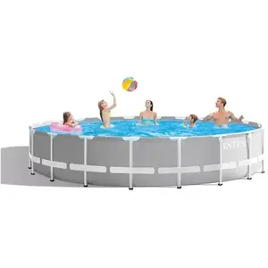 Piscine tubulaire Intex Prism Frame Ø610 x 132 cm - GrisVendu parcarrefour