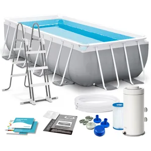 Comparateur de prix : Intex Piscine Prisma Frame Rectangular Above Ground With Filter