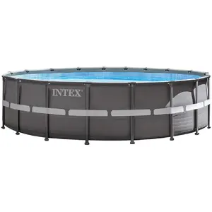 Comparateur de prix : Intex kit Piscine Ultra XTR Ronde Tubulaire (ø) 7,32 x (h) 1,32m