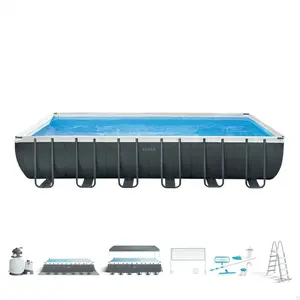 Comparateur de prix : Piscine hors-sol 732x366x132 ultra grand xtr premium intex 26368 Intex