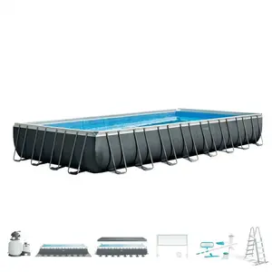 Intex Piscine Démontable 26378 975 x 132 x 488 cm TU pas cher