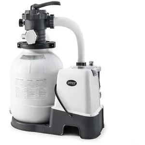 Comparateur de prix : Intex Combiné filtre à sable 6 m³/h + stérilisateur au sel qx2100 + oec