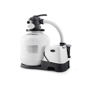 Comparateur de prix : Combi filtre à sable 8m³/h + stérilisateur au sel qx2600 + oec INTEX