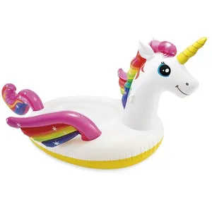 Comparateur de prix : Intex - bouée licorne géante gonflable 251x163x145cm  57291eu - 57291eu