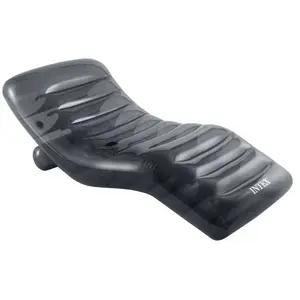 Comparateur de prix : Fauteuil gonflable Intex Lounge Carbone 191 x 99 cm Noir