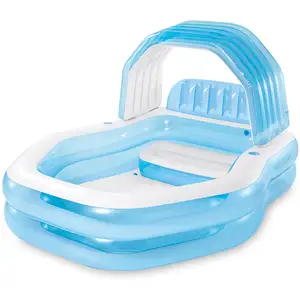 Comparateur de prix : Intex Piscine Gonflable Rectangulaire 229x191x135 Cm 530 litres
