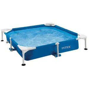 Piscine tubulaire carrée pour animaux - Intex