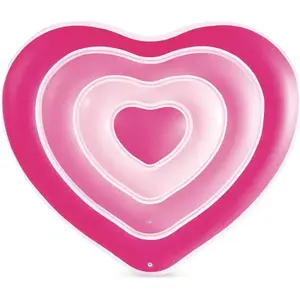 Comparateur de prix : Intex Matelas Gonflable Pour Piscine Heart 135 x 25 x 155 cm